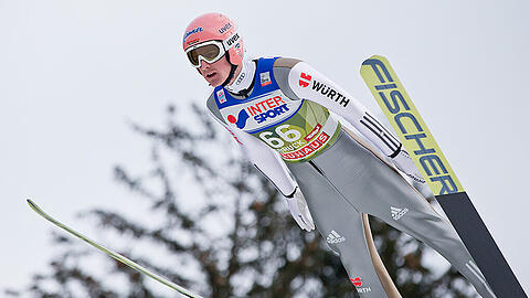 Der Deutsche Severin Freund wurde bei der Qualifikation ins Innsbruck Sechster.
