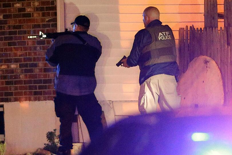 Bilder vom Polizeieinsatz in Watertown