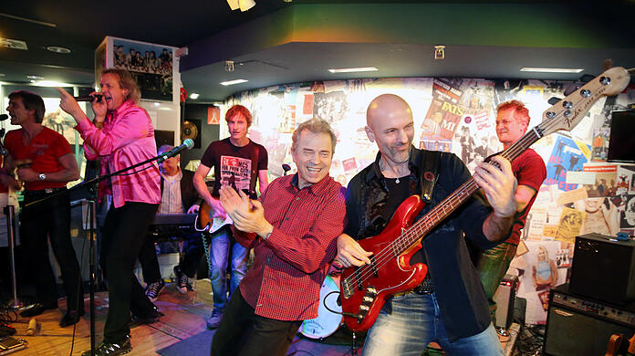 ...und Günther Sigl (Spider Murphy Gang) mit The Stars 2014.