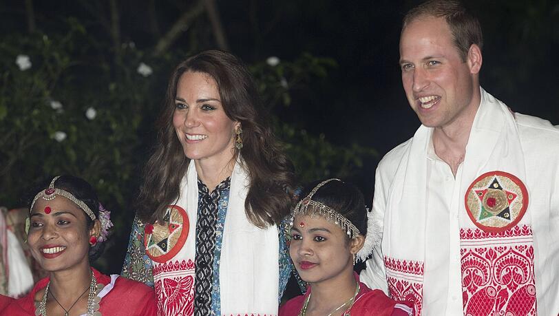 Während einer Auslandsreise in Indien wollten Prinzessin Kate und Prinz William auf Sicherheitspersonal verzichten. Während einer Auslandsreise in Indien wollten Prinzessin Kate und Prinz William auf Sicherheitspersonal verzichten.