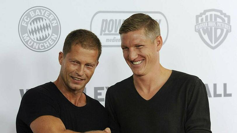 Til Schweiger und Bastian Schweinsteiger im Jahr 2013