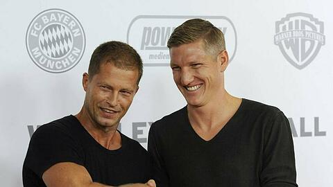 Til Schweiger und Bastian Schweinsteiger im Jahr 2013
