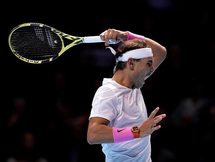 Hat sich mit einem Zweisatzsieg gegen Stefanos Tsitsipas durchgesetzt: Rafael Nadal.