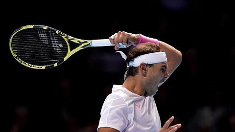 Hat sich mit einem Zweisatzsieg gegen Stefanos Tsitsipas durchgesetzt: Rafael Nadal.