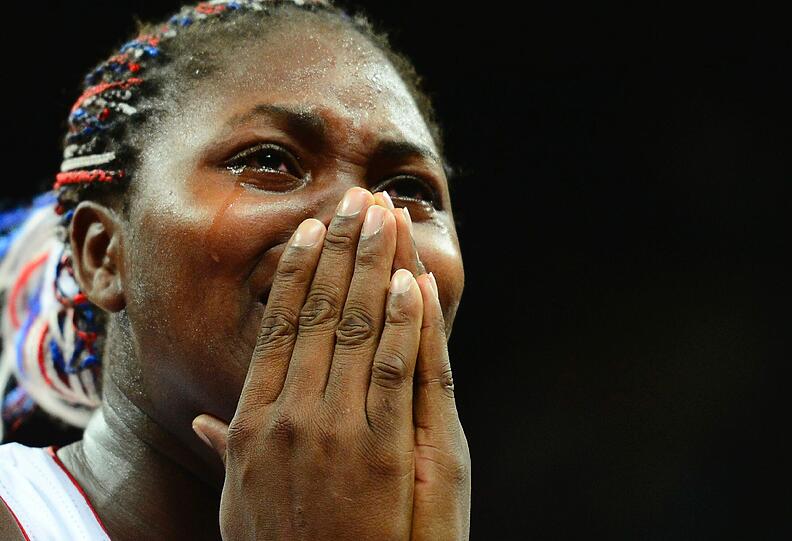 Auch solche herzzereissenden Momente gehörten zu Olympia 2012 in London.