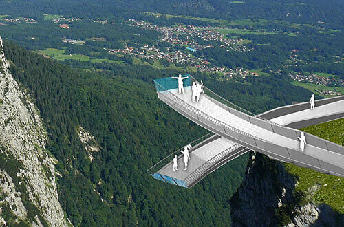 Spektakuläre Aussichtsplattform über Garmisch-Partenkirchen, Foto: PR