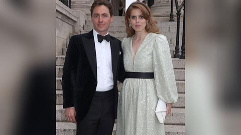Prinzessin Beatrice und ihr Ehemann Edoardo Mapelli Mozzi bei einer Gala der National Gallery in London.