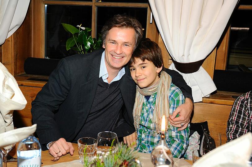 Timothy Peach und Sohn Nelson