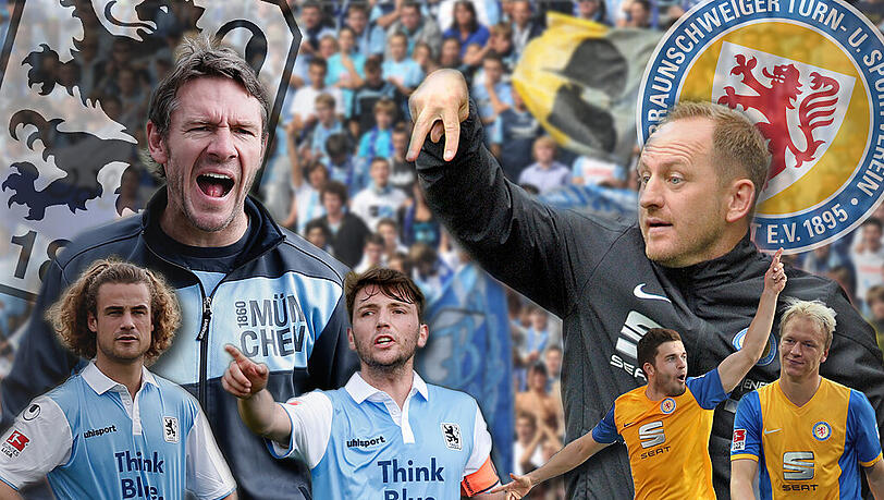 Das Löwen-Duell zwischen dem TSV 1860 München und Eintracht Braunschweig hier im Liveticker!