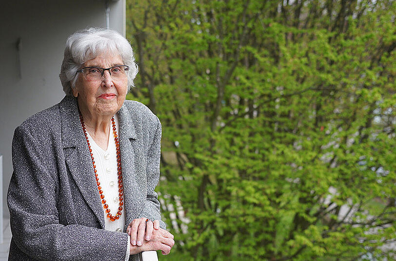 Die SPD-Frau und Münchens älteste Stadtteil-Politikerin Inge Hügenell (89).