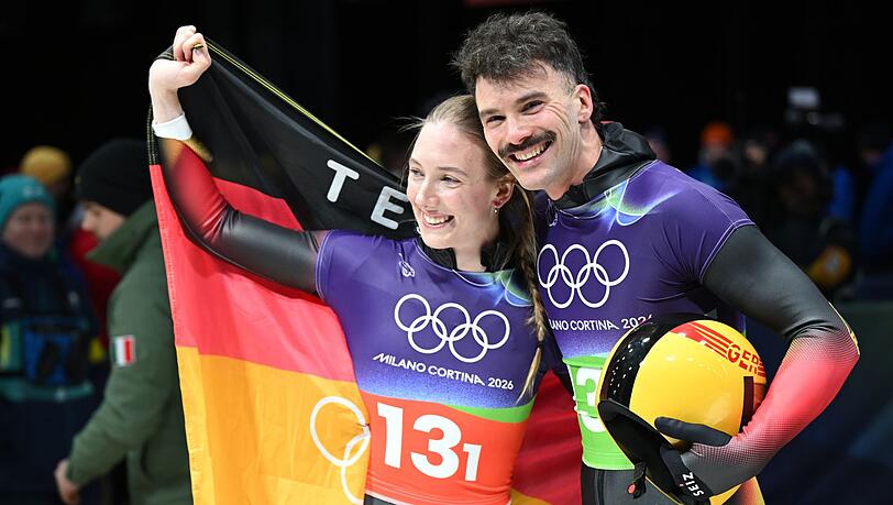 Jubel im Ziel: Susanne Kreher und Axel Jungk gewannen Silber.