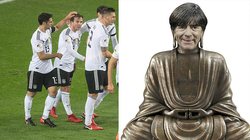 Joachim Löw strahlt Ruhe aus und dies wirkt sich auf seine Mannschaft aus.