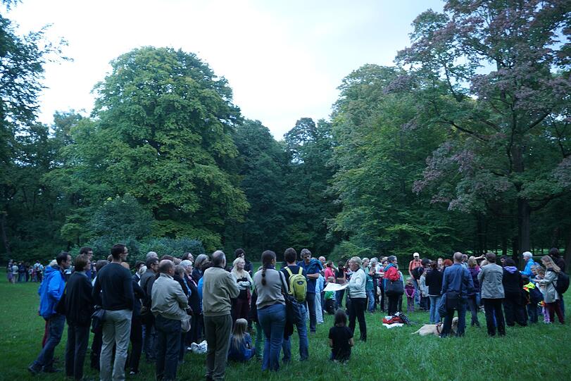 Rund 250 Besucher sind der Einladung zum Fledermaustag in den Englischen Garten gefolgt.