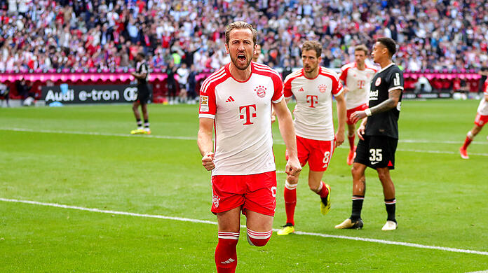 Trifft wie er will: Bayern-Stürmer Harry Kane.