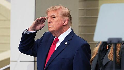 US-Pr&auml;sident Trump gedenkt den Opfern der Terroranschl&auml;ge vom 11. September 2001.