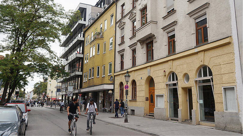 Das Haus an der Feilitzschstraße 3 (rechts) hat elf Jahre lang das Atelier von Paul Klee beherbergt.