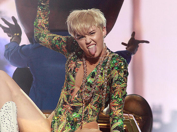 Miley Cyrus bei einem ihrer Auftritte