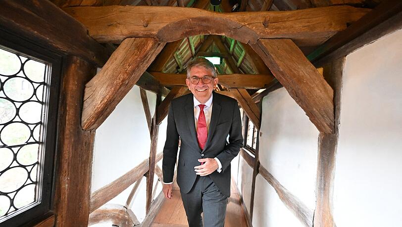 Wolfram Weimer, Kulturstaatsminister, in der Wartburg.