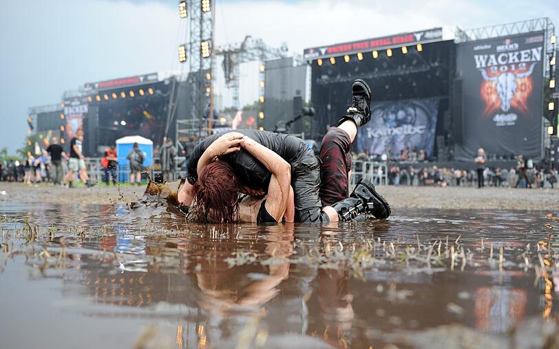 Baden ist nicht Heavy-Metal - wobei - im Schlamm schon.