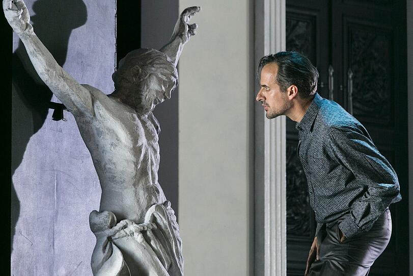 Szenen aus dem neuen "Don Giovanni" des Gärtnerplatztheaters.