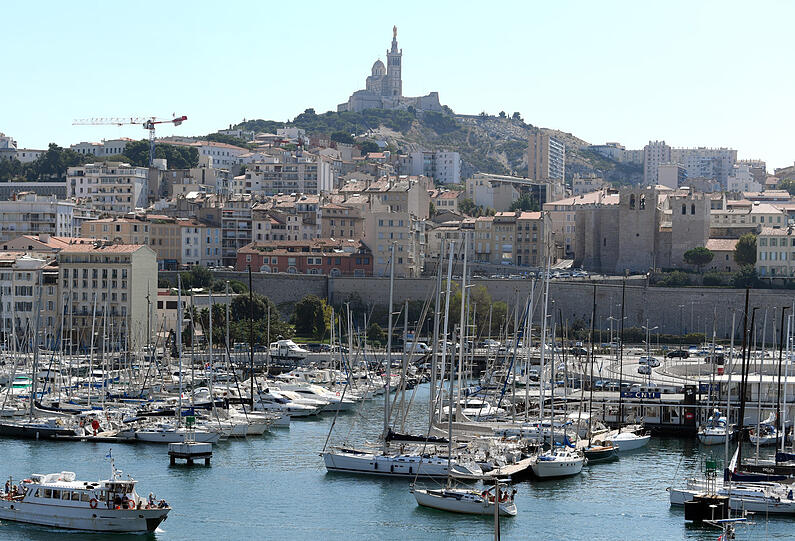 Der Hafen von Marseille.