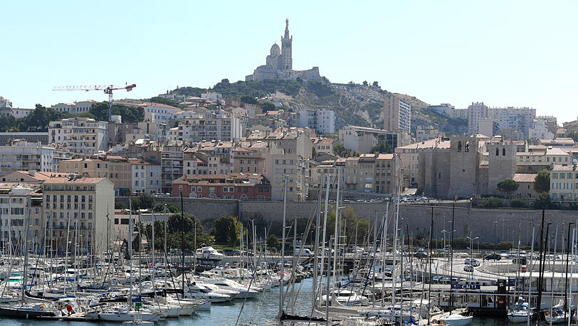 Der Hafen von Marseille. Der Hafen von Marseille.