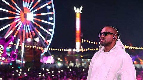Kanye West im Dezember 2021 auf einem Konzert in Los Angeles.