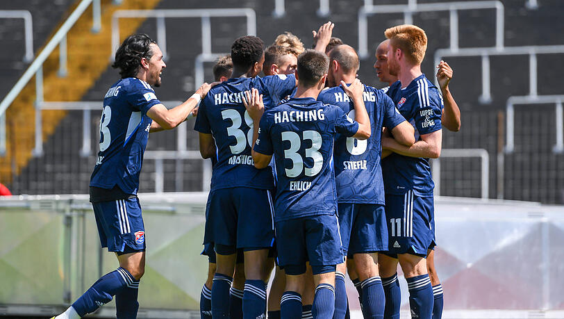 Die Hachinger gewannen am Samstag mit 2:0 in Augsburg.