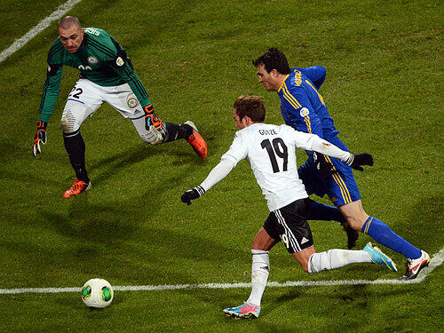 Mario Götze traf in der 27. Minute für die DFB-Elf.