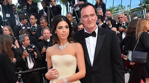 Quentin Tarantino und seine Ehefrau Daniella bei einem Auftritt in Cannes.