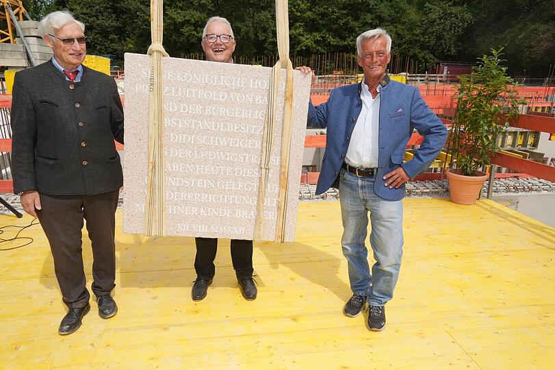 Prinz Luitpold von Bayern, Dietrich Sailer und Dieter Schweiger (v.l.).