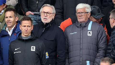 Schaute sich das Spiel des TSV 1860 auf der Tribüne an: Vereinslegende Werner Lorant.