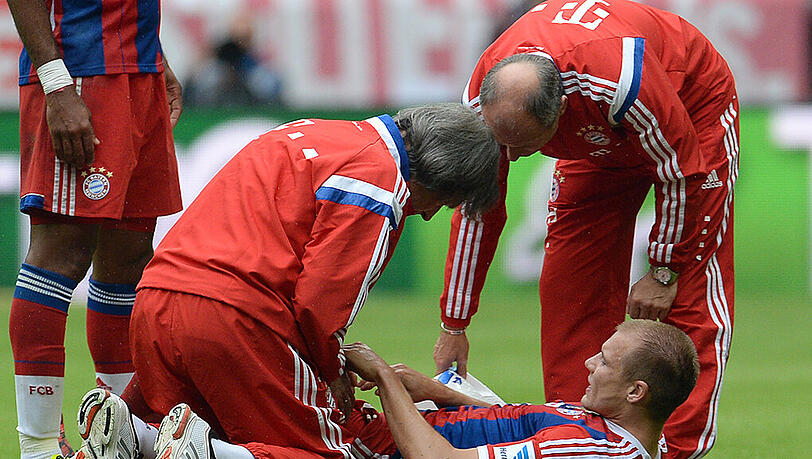 Ein Sportmediziner sieht die Verletzungen bei Bayern nicht als Pech. Ein Sportmediziner sieht die Verletzungen bei Bayern nicht als Pech.