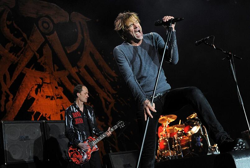Campino von den Toten Hosen heizte den Fans bei "Rock am Ring" richtig ein.