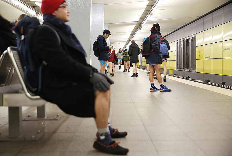 Die Bilder vom No Pants Subway Ride 2015.
