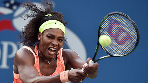 Serena Williams besiegte US-Landsfrau Madison Keys mit 6:3 und 6:3.