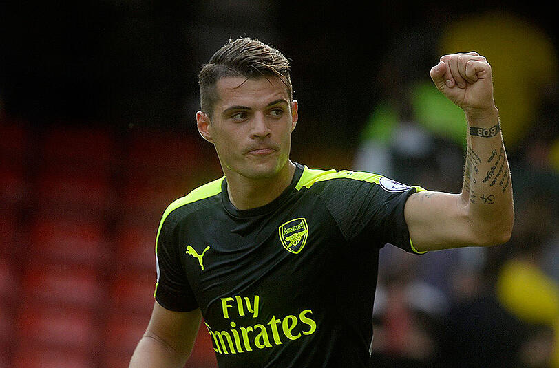 Platz 6: Granit Xhaka - von Borussia Mönchengladbach zum FC Arsenal für 45 Mio. Euro.