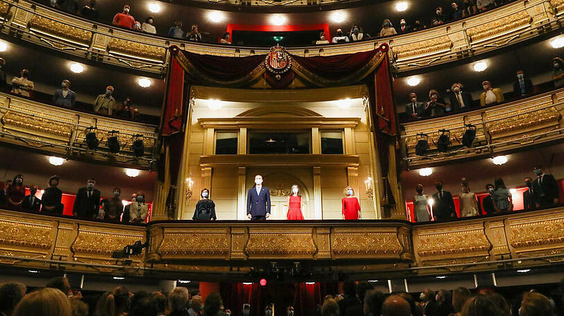 Spanisches Königspaar eröffnet neue Theater-Saison in Madrid