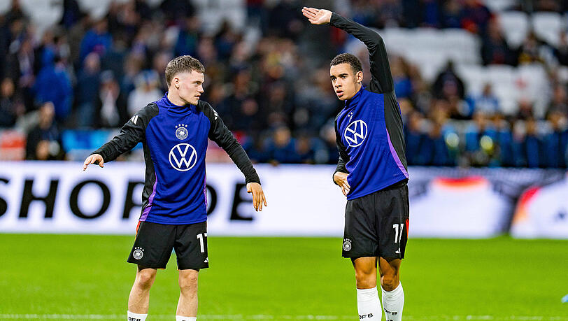 Zwei der großen Hoffnungsträger für die Heim-EM: Florian Wirtz und Jamal Musiala.