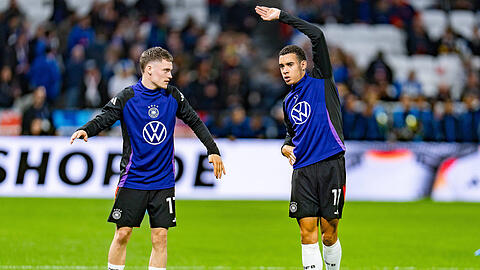 Zwei der großen Hoffnungsträger für die Heim-EM: Florian Wirtz und Jamal Musiala.