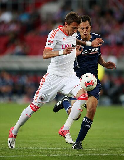 Die Bayern haben den Kick gegen die Paulaner Traumelf beim Paulaner Cup des Südens mit 15:0 gewonnen - die Bilder vom Spiel!