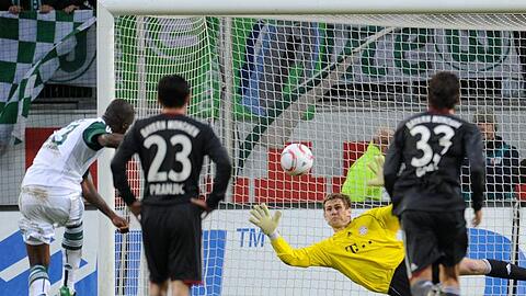 Erstes Bundesligaspiel, erster gehaltener Elfmeter: Thomas Kraft im Einsatz