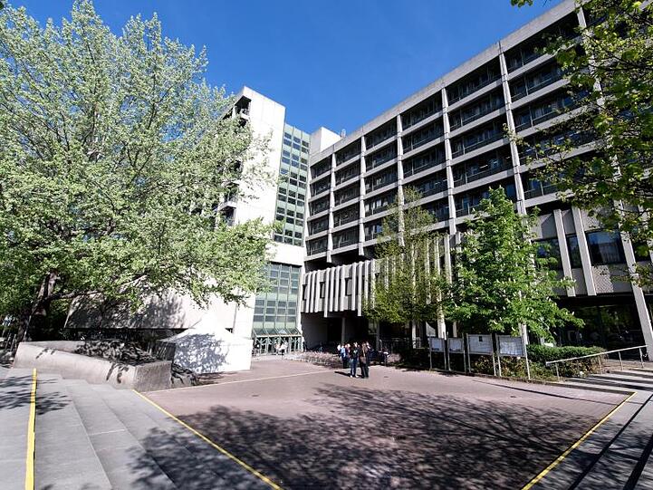 Gebäude für Amtsgericht, Landgericht I und II in München, Oberlandesgericht und Staatsanwaltschaft. Foto: Sven Hoppe/dpa/Archivbilkd