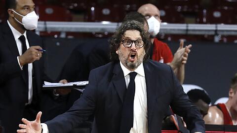 Bayerns Trainer Andrea Trinchieri.