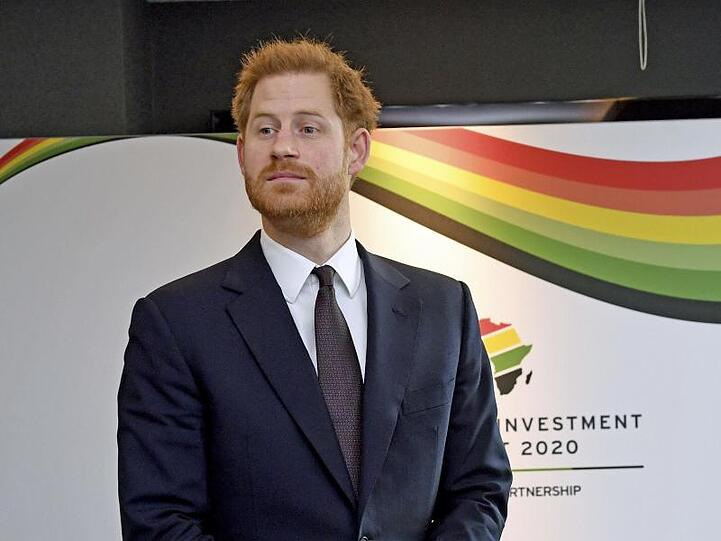 Prinz Harry nimmt am eintägigen Afrika-Gipfel "UK-Africa Investment Summit 2020" in London teil.