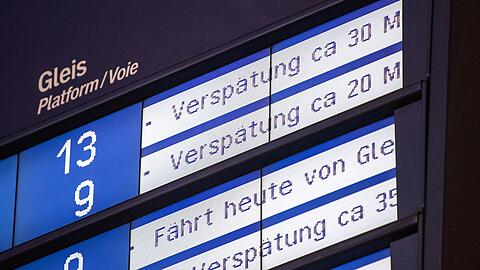 Mit den Generalsanierungen will die Bahn vor allem die chronische Unpünktlichkeit in den Griff kriegen. (Archivbild)