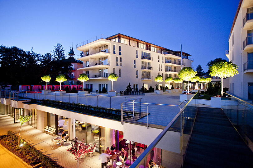 Ein Hotspot am Wörthersee: das Lake's Hotel in Pörtschach.