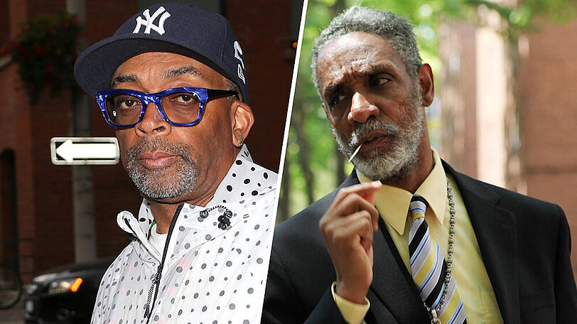 Spike Lee (li.) trauert um Thomas Jefferson Byrd.