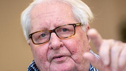 Hans-Jochen Vogel, ehemaliger Parteivorsitzender der SPD und Bürgermeister von München. Foto: Sven Hoppe/dpa