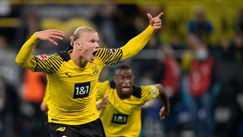 Ausstiegsklausel beim BVB 2022: Erling Haaland. Ausstiegsklausel beim BVB 2022: Erling Haaland.